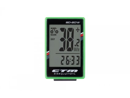 CTM BD 20W cyklopocitac zeleny