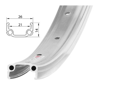 REMERX ráfik RMX 540x21 Natural 36 dier