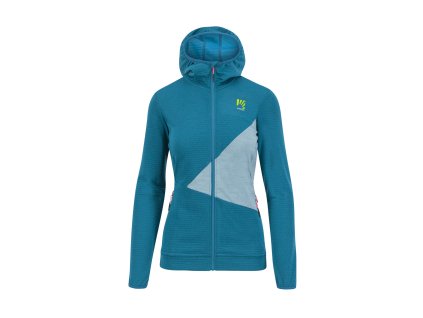 Karpos NUVOLAU dámska flíska Corsair/Adriatic Blue (Veľkosť S)