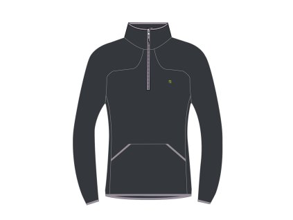 Karpos Rocchetta Half Zip Dámska Flíska Woodl.Gray/Lavender (Veľkosť S)