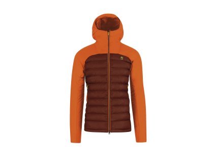 Karpos Sass Dortiga Hoodie bunda, Mahogany/Vibr.Orange