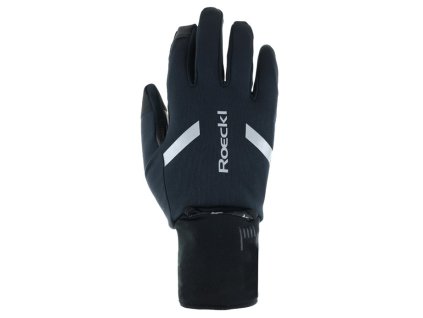 ROECKL Riveo 3 zimné cyklistické rukavice, čierne