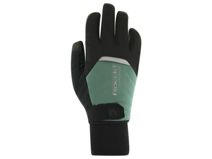 ROECKL Villach 3 rukavice, čierna-strieborná borovica