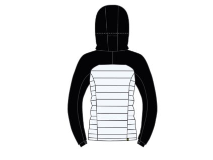 Karpos Sass Dortiga Dámska Bunda Bright White/Black (Veľkosť S)