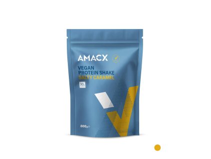 AMACX Vegan Protein Shake nápoj, 800g, slaný karamel