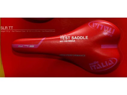 SELLE ITALIA testovacie sedlo, červené