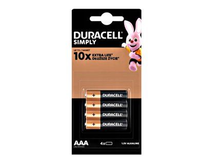 Batéria Duracell AA LR6 - 4 ks