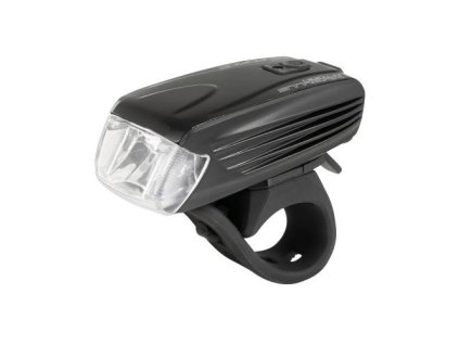 FORCE STREAM 400LM svetlo na bicykel, USB, čierne