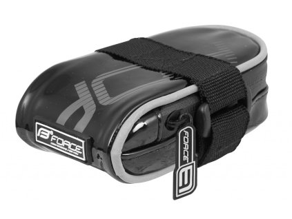FORCE brašňa pod sedlo MINIPACK suchý zips, čierna