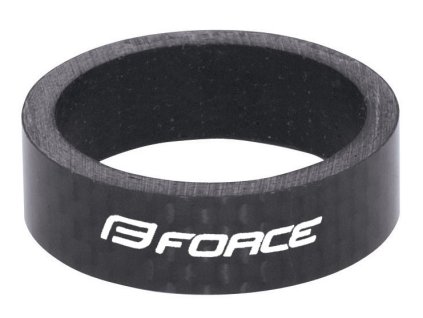 FORCE podložka 1 1/8" AHEAD 10 mm KARBON