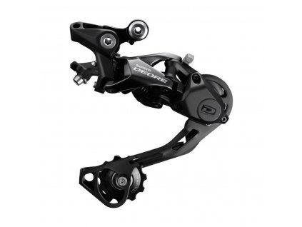 SHIMANO Prehadzovačka Deore M6000 10-k. čierna dlhé ramienko Shadow+