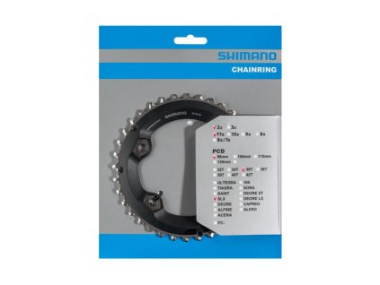 SHIMANO Prevodník 36z. M7000 SLX 36/26z. čierny 96mm