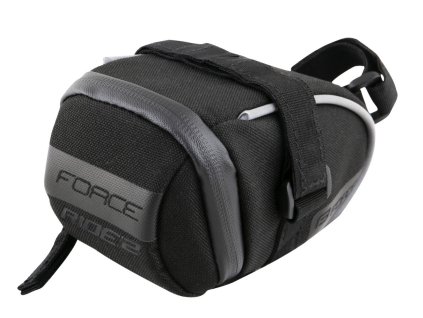 FORCE taška pod sedlo RIDE 2 suchý zip, čierna