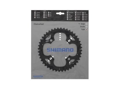 SHIMANO Prevodník 44z. M530/M591 čierny 104mm