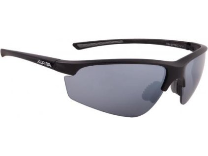 ALPINA Cyklistické okuliare TRI-EFFECT 2.0 čierne matné vymeniteľné sklá