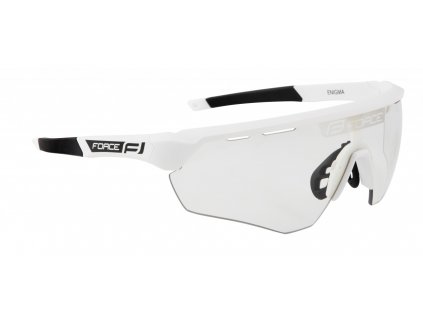 FORCE okuliare ENIGMA biele matné, fotochromatické sklá
