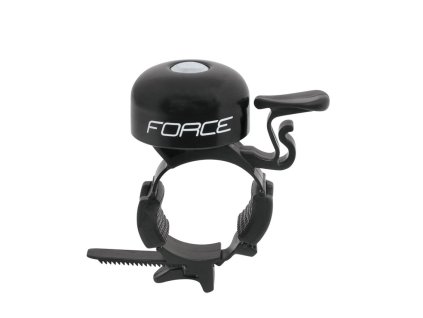 FORCE zvonček Fe / plast 22,2-31,8mm, čierny