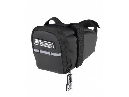 FORCE brašňa pod sedlo DOCK suchý zipS, čierna