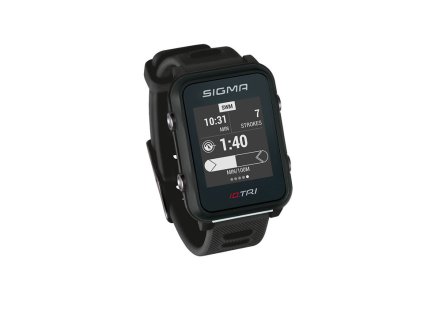 SIGMA iD.TRI Basic triatlonové hodinky, čierne