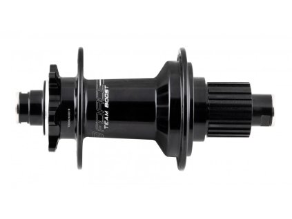 FORCE náboj zadný TEAM BOOST X12, 6 dier, k. 32 dier, čierny