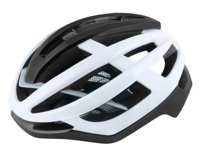 FORCE LYNX prilba na bicykel, bielo-čierna