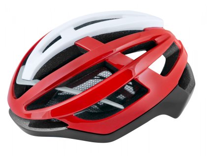 FORCE LYNX prilba na bicykel, čierno-červeno-biela (Varianta L-XL)