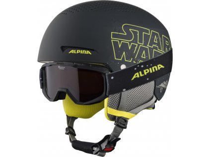 ALPINA Detská lyžiarska prilba ZUPO DISNEY Star Wars set s okuliarmi