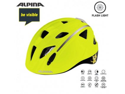 ALPINA Cyklistická prilba Ximo Flash Be Visible reflexná