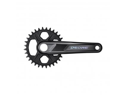 SHIMANO Stred Deore M6100 175mm 32z. 12-k. čierny dvojdielny bez ložísk