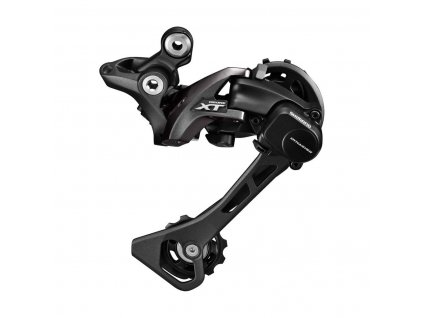 SHIMANO Prehadzovačka XT M8000 11-k. čierna super dlhé ramienko Shadow+