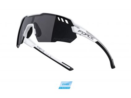 FORCE okuliare AMOLEDO, bielo-šedé, čierne skla