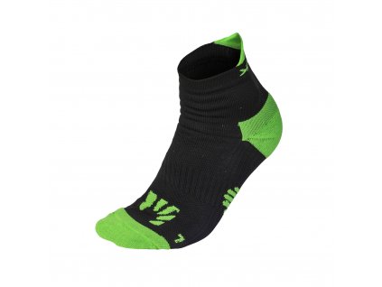 Karpos LAVAREDO ponožky čierne/zelené fluo