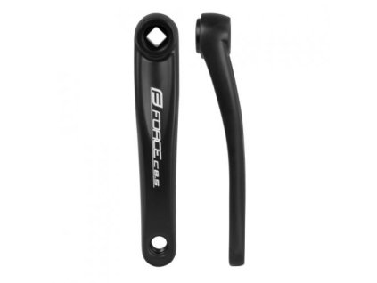 FORCE kľuka ľavá C8.5 Al, 175 mm, čierna