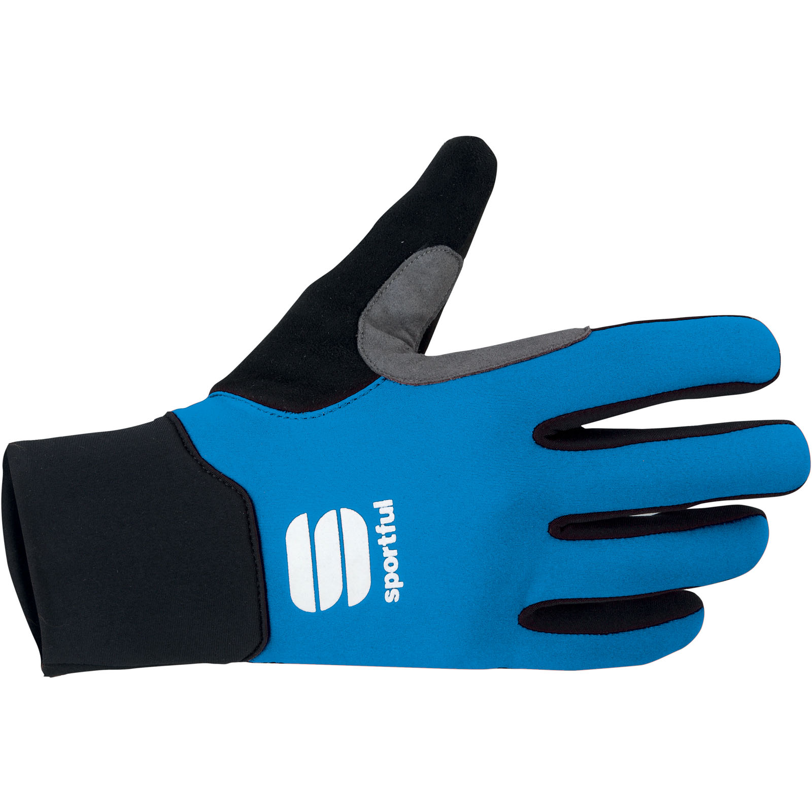 Sportful Kids Softshell rukavice čierna/modrá Veľkosti: 10Y
