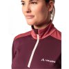 142469 5 vaude livigno halfzip ii damsky pulover cassis bordovy