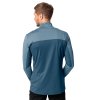 142478 3 vaude livigno halfzip ii pansky pulover modro sedy