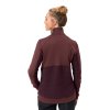 145290 3 vaude mikina skomer wool fleece damska cherry bordova