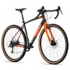 gravelride 200 gloss black silver orange front