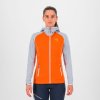 Karpos AMBRIZZOLA FULL-ZIP dámska mikina s kapucňou scarlet ibis/halogen blue (Veľkosť S)