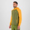Karpos AMBRIZZOLA FULL-ZIP mikina s kapucňou cedar green/radiant (Veľkosť L)