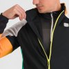 Sportful APEX bunda black/white/green/yellow (Veľkosť M)