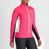 Sportful SQUADRA dámska bunda raspberry pink/white (Veľkosť S)