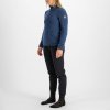 202251 7 sportful xplore damska flisova mikina modra