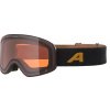 ALPINA Lyžiarske okuliare LADIS Q čierno-zlaté matné