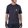 Leatt cyklistický dres MTB Trail 1.0 X-Flow, Black (Varianta #3XL/US48/EU58)