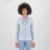 Karpos COPPOLO MERINO dámska FULL ZIP mikina s kapucňou mist/bloom (Veľkosť S)