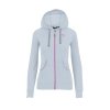 Karpos COPPOLO MERINO dámska FULL ZIP mikina s kapucňou mist/bloom (Veľkosť S)