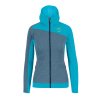 Karpos AVERAU dámska FULL-ZIP mikina s kapucňou windw.blue/bachelor b. (Veľkosť S)