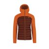 Karpos Sass Dortiga Hoodie bunda, Mahogany/Vibr.Orange