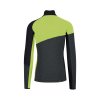 Karpos Federa Half-Zip Flíska Woodl.Gray/Black/Acid Lime (Veľkosť M)